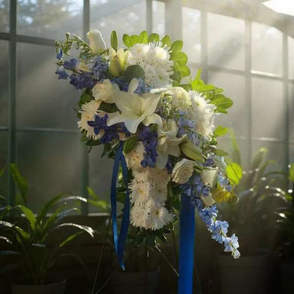 Heavenly Grace Floral Cross