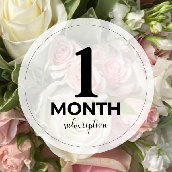 Weekly Flower Subscription - 1 Month