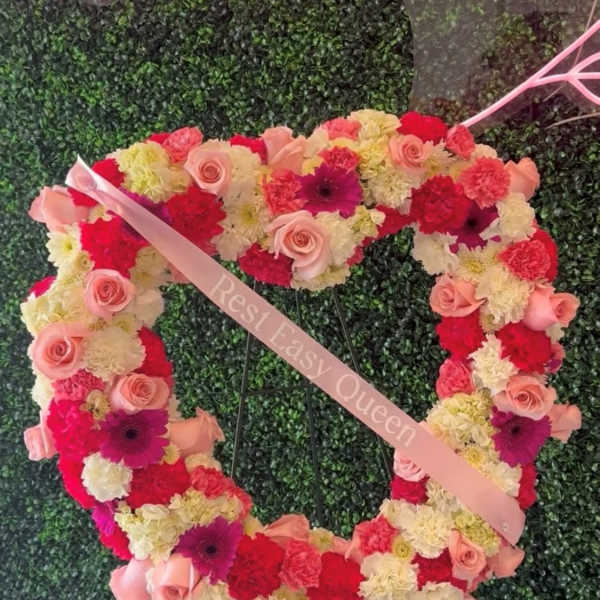 Heart Funeral Arrangement