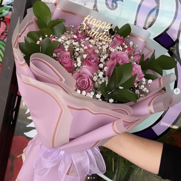 Lavender Roses Delight