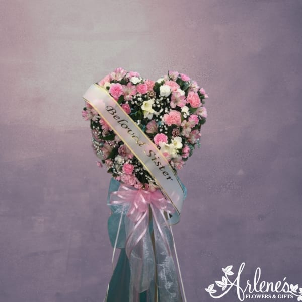 Extra Small Standing Heart Easel
