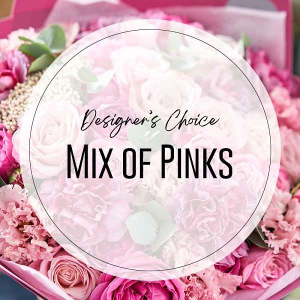 A Pink Handheld Bouquet