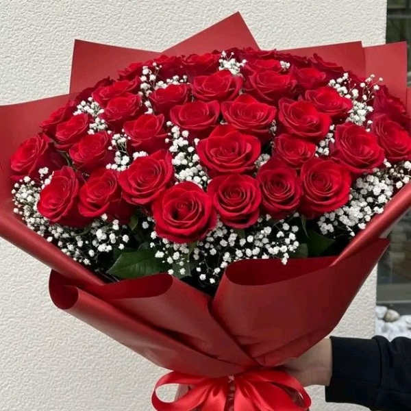 35 Red Rose bouquet