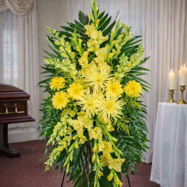 Sunny Bright Celebration of Life Funeral Spray