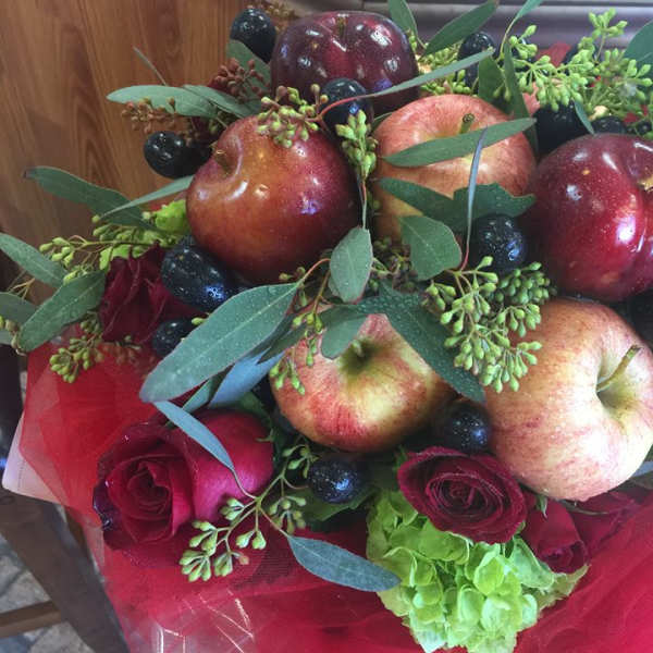Apple Orchard Wrapped Bouquet