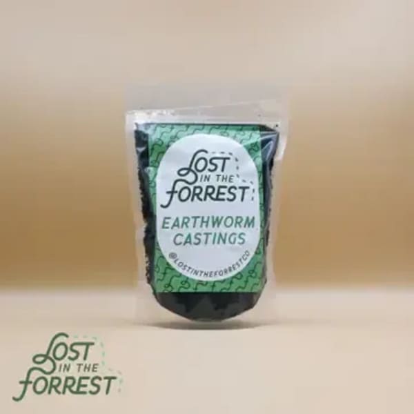 Bag of Lost in the Forrest earthworm castings