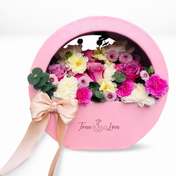 Cute Sweet Pink Media Luna