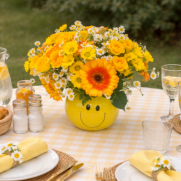 Lemonade Flower Arrangement – Bright Summer Bouquet Los Angeles Delivery