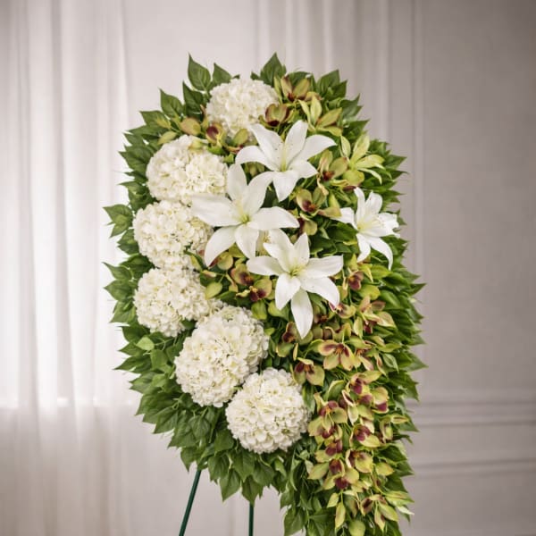 Serenity Garden Standing Easel Spray (Silk)