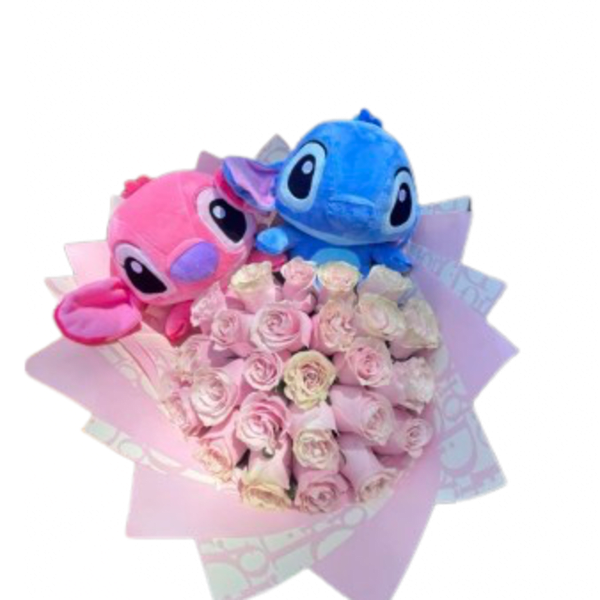 Stitch and Angel Bouquet