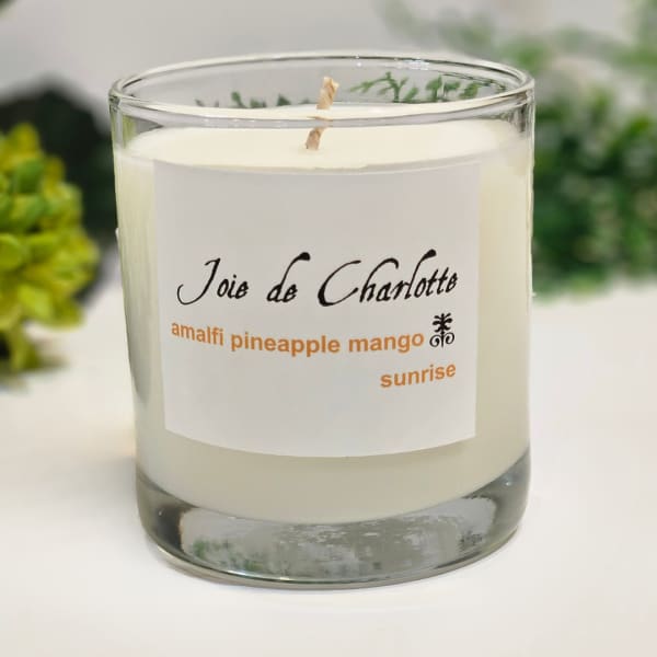 Joie de Charlotte Premium Candle, Scent - Amalfi Pineapple Mango
