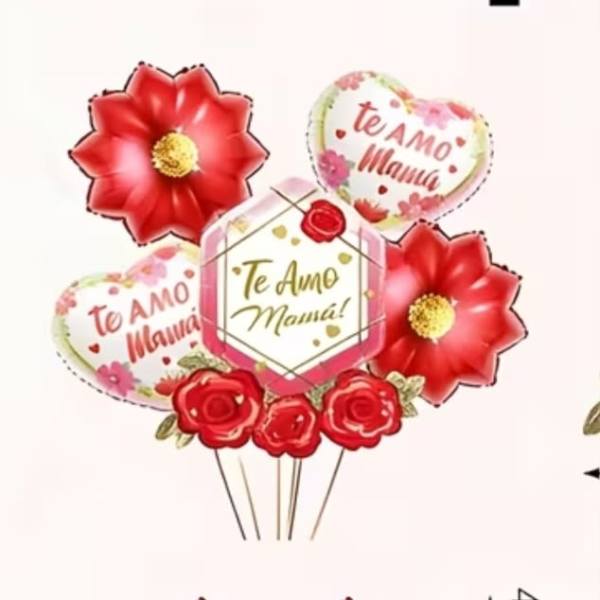 Te Amo Mama balloon bouquet