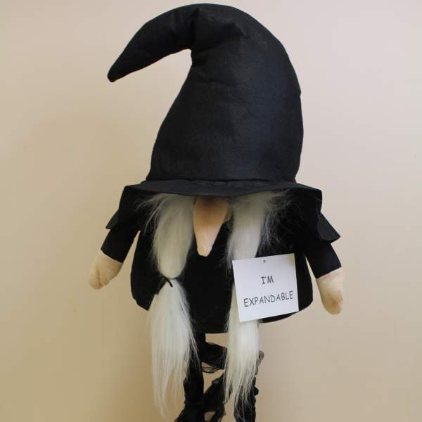 large witch-e-poo gnome