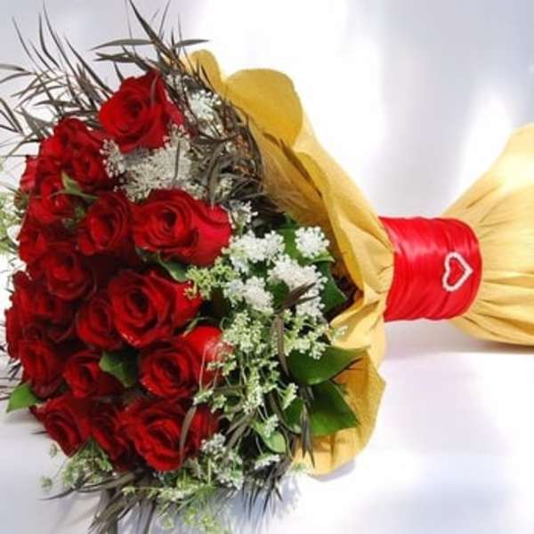 Classy Red Rose Bouquet