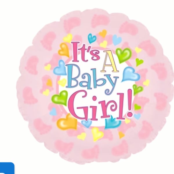 Baby Girl Mylar Balloons