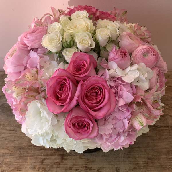 Pink & White Harmony | Modern Contemporary Delivery in San Francisco
