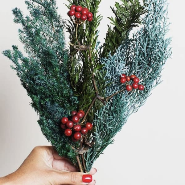 Preserved Christmas Swag Bouquet