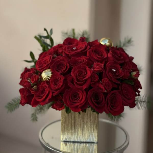 Christmas Arrangement by Ritsa Flowers