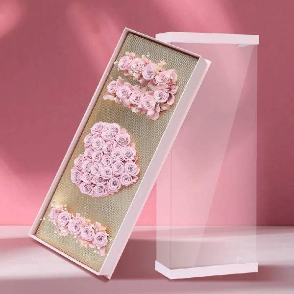 Luxury acrylic I love you box