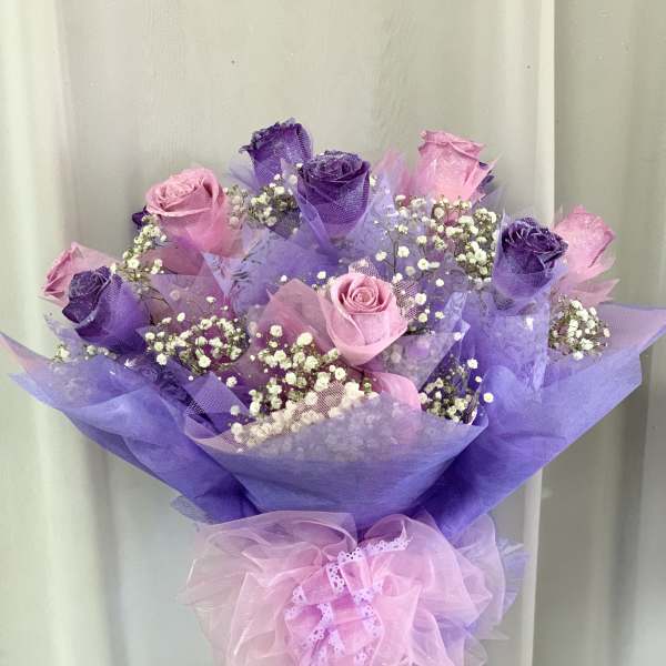 Hong Kong Style Roses - Lavender & Purple