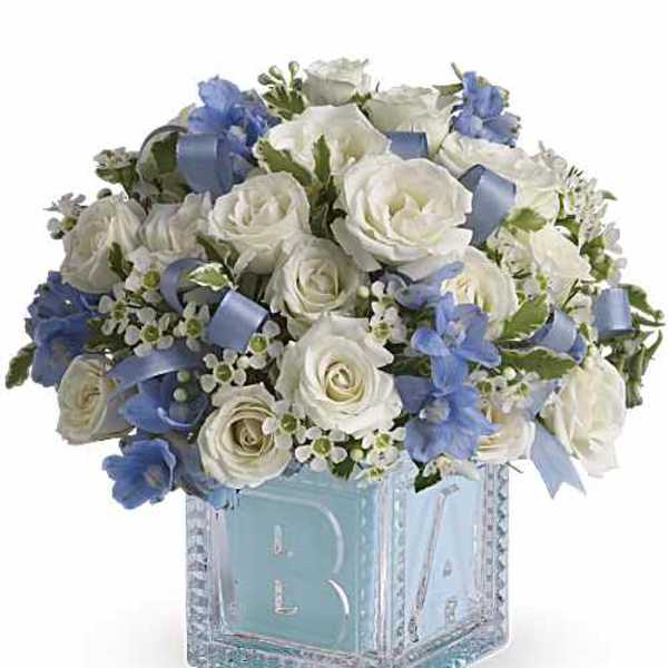 Baby's First Block by Teleflora - Blue