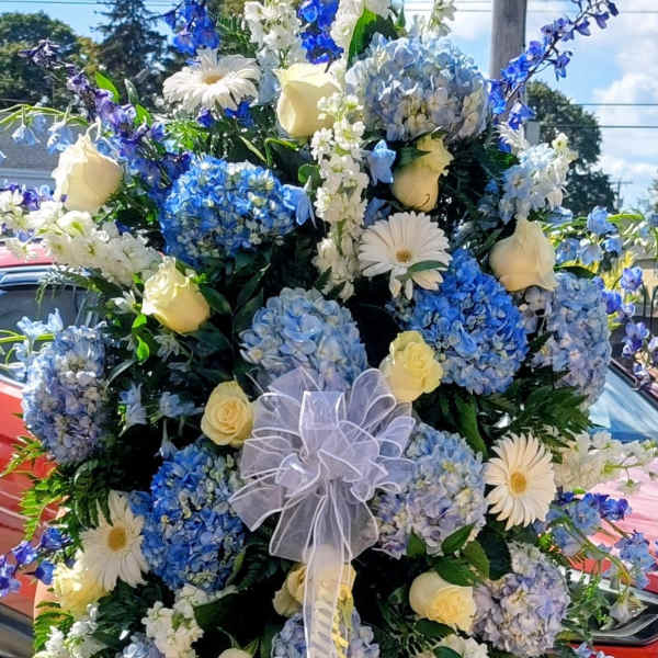 Blue Hydrangea Spray