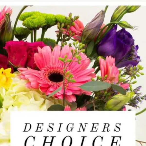 Bright mixed bouquet with pink, purple, and yellow flowers