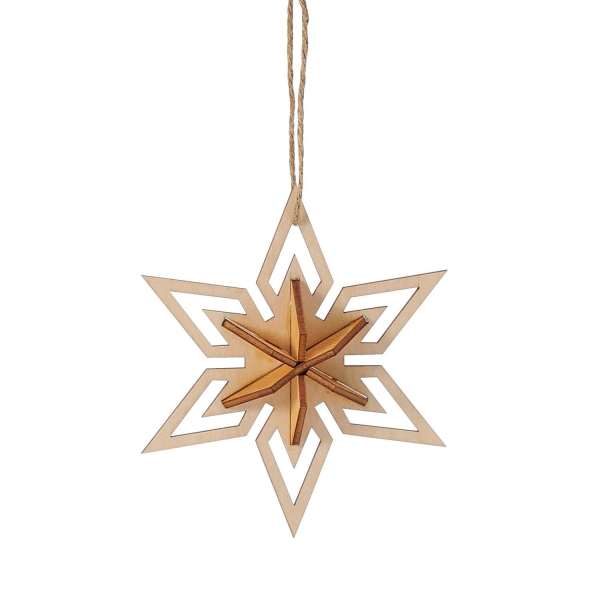 Wooden Star Ornaments