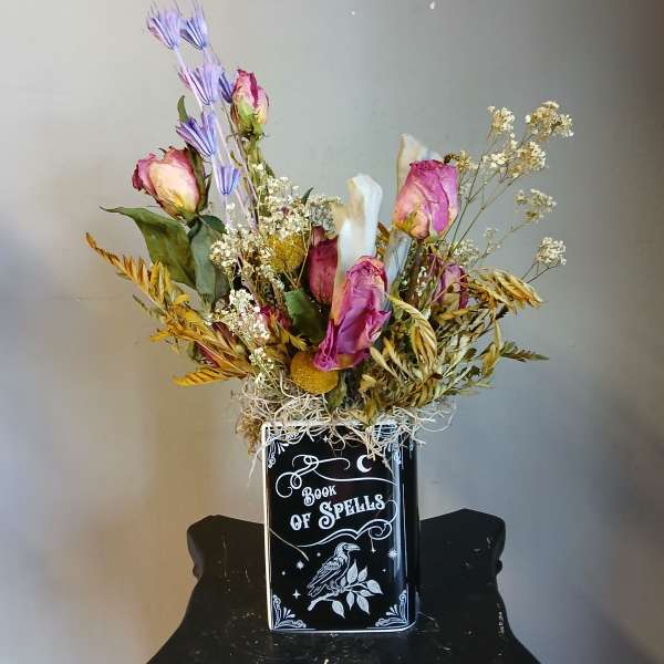 Dried Flower Bouquet #5 in seasonal vase