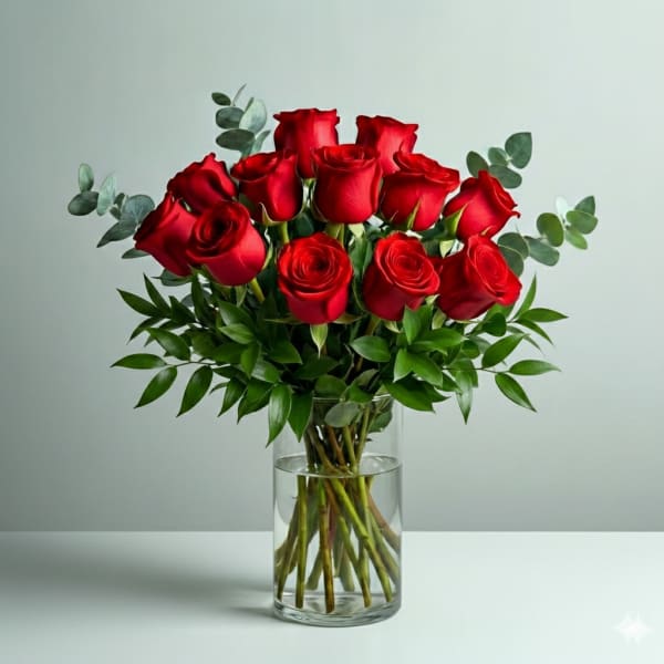 Timeless Romance Red Roses