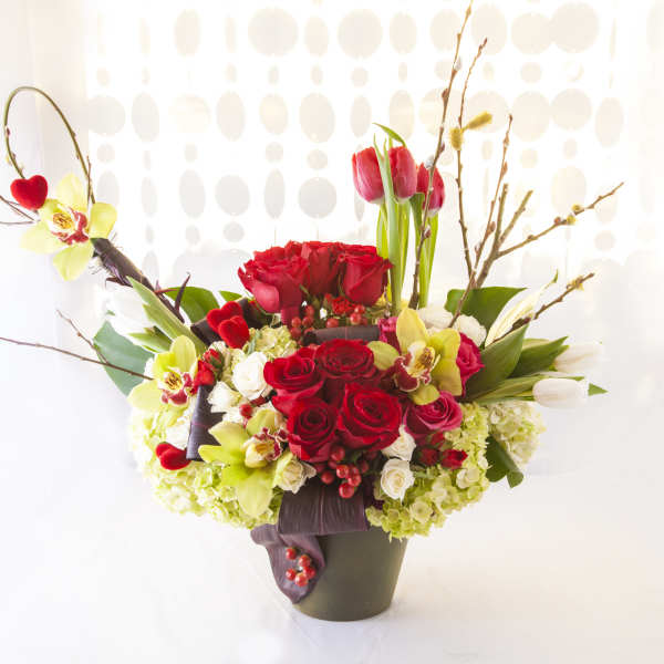 Red Roses with a Twist