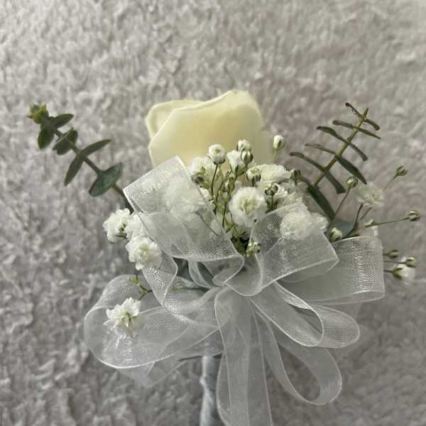 White Boutonniere