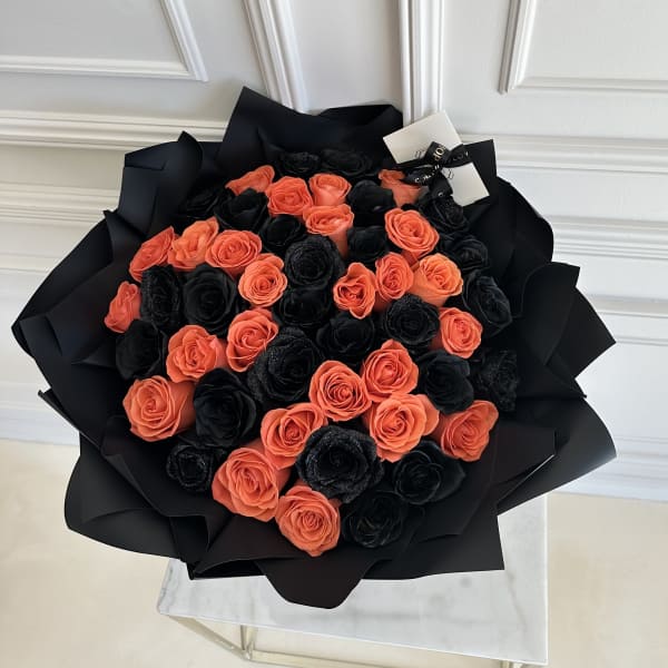 MFS 50 Rose Halloween Bouquet
