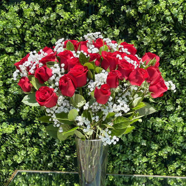 2 dz red roses