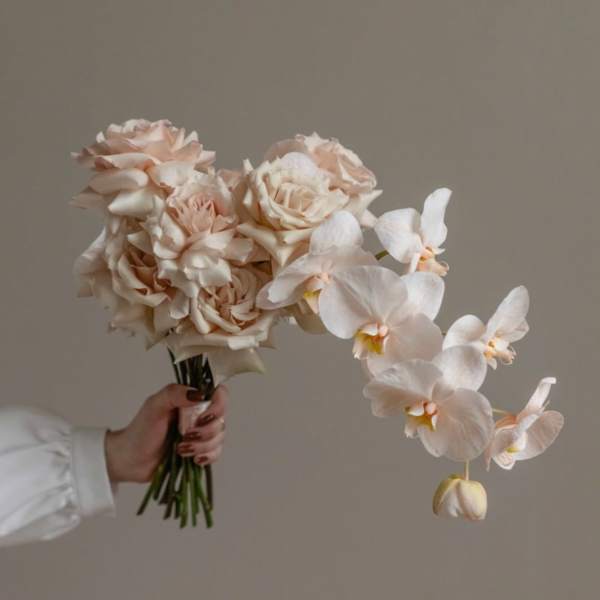 Bridal Bouquet "Cream Brûlée"