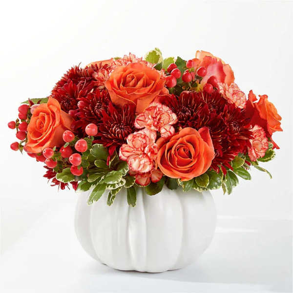 White Pumpkin Arrangement