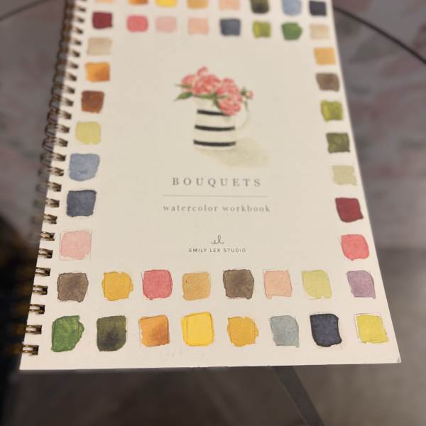 Watercolor workbook- Bouquet