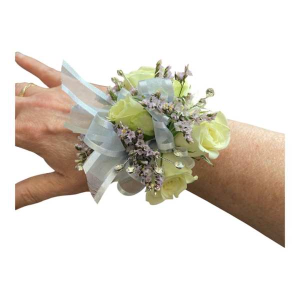 white wristlet