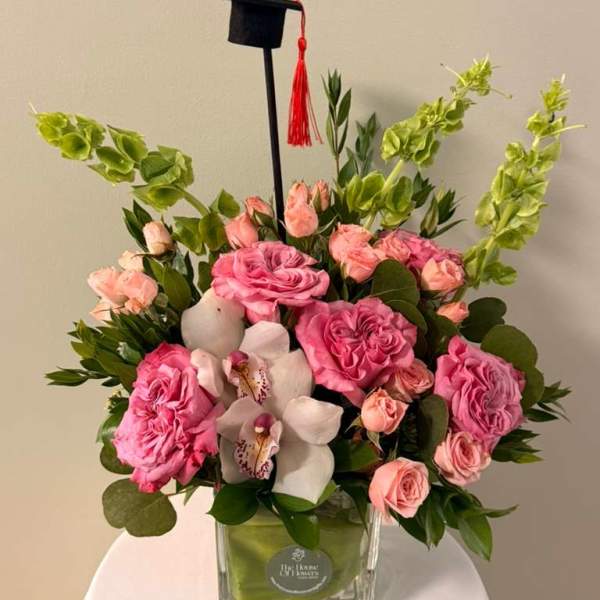 Blush Orchid Graduation by The House of Flowers