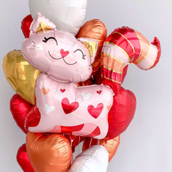 Set of Balloons "Loving Cat"