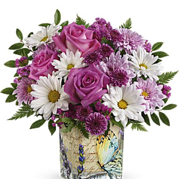 Teleflora's Vintage Butterfly Bouquet