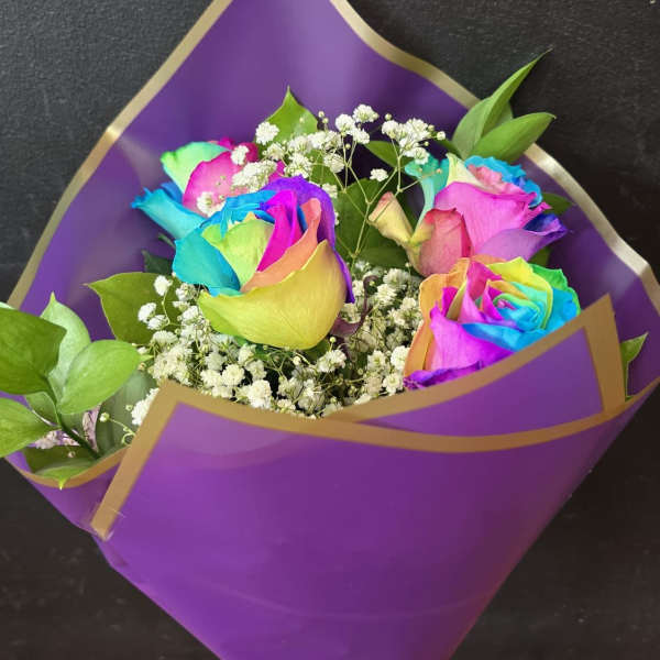 LGBTQ+’s Love Life 4 Tinted Rainbow Bouquet!!!!!