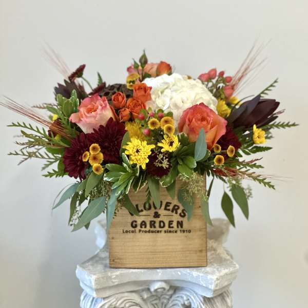 Autumn Sunset by Westford Florist Art by Veny