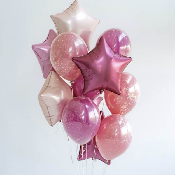 Pink mood Balloon set