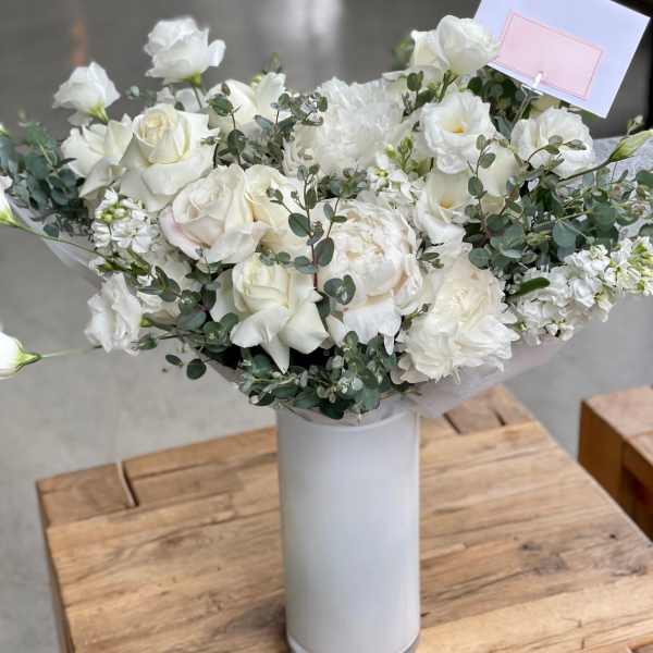 Pure Elegance Bouquet in a vase