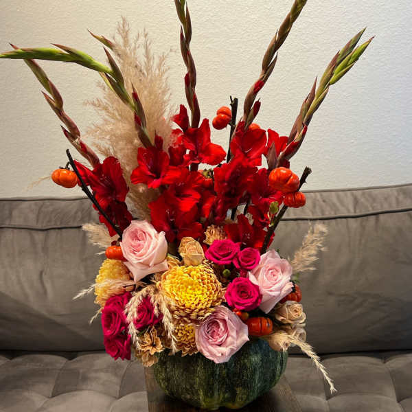 Flowers in Pumpkin