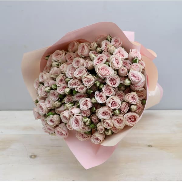 Light Pink Spray Rose Bouquet - WeHo
