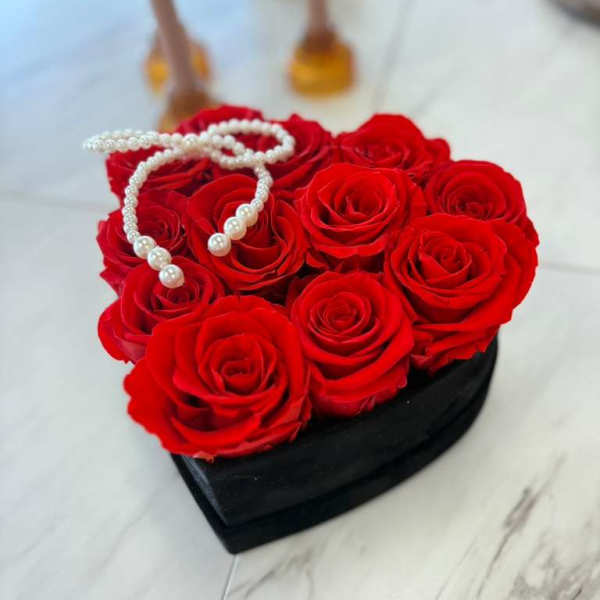 Love that endures Eternal Rose Arrangement – Elegant OC Flower Gift
