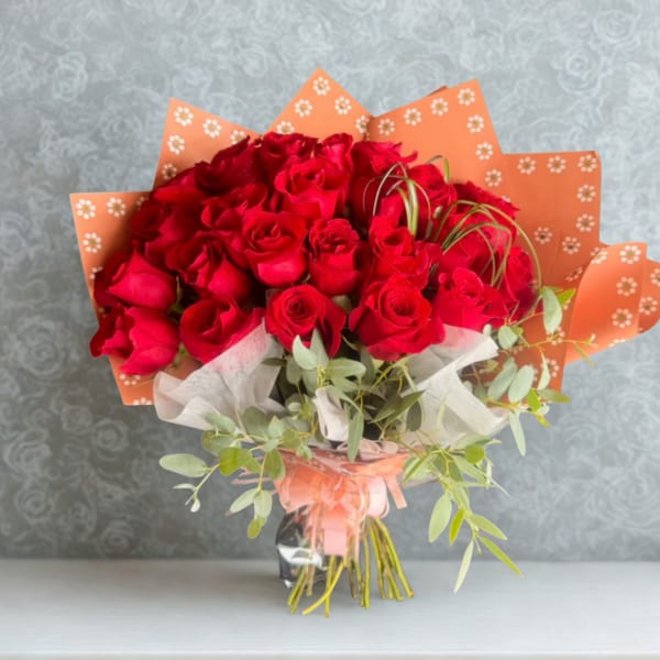 Ruby Garden Bouquet by D'Lily's Flowers