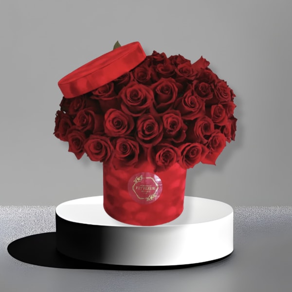 Heart desires red roses